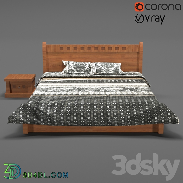 Bed - Neo classic bed