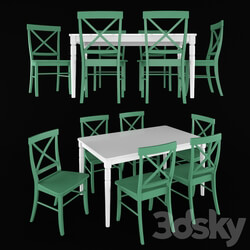 Table _ Chair - McCormick Dining Set 