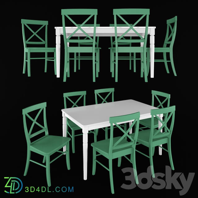 Table _ Chair - McCormick Dining Set