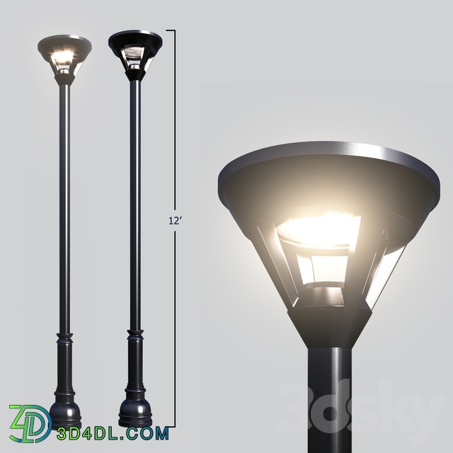 Street lighting - Modern street lamp