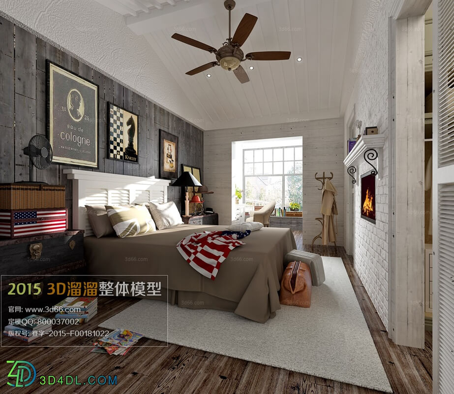 3D66 American Bedroom 2015 (151)