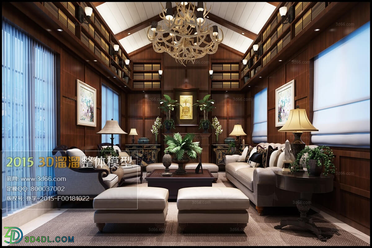 3D66 American Style Livingroom 2015 (253)