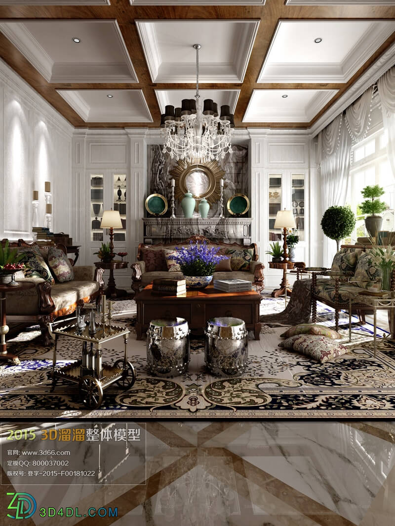 3D66 American Style Livingroom 2015 (262)