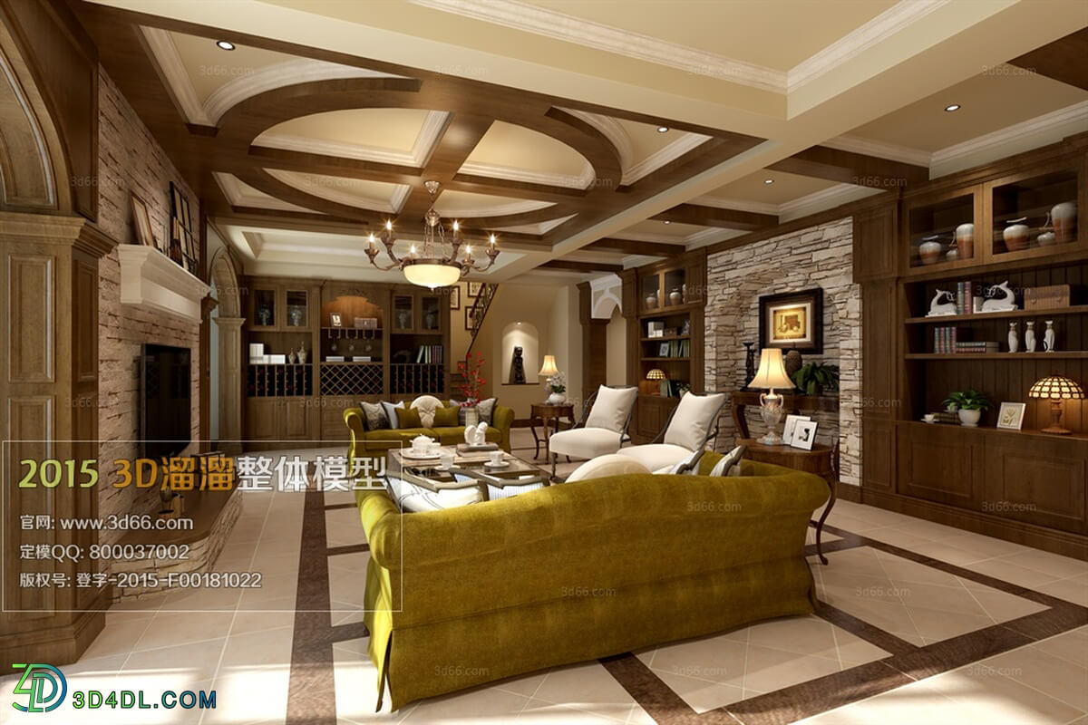 3D66 American Style Livingroom 2015 (268)