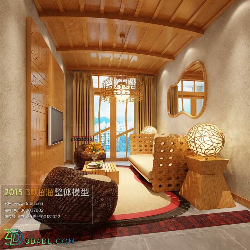 3D66 American Style Livingroom 2015 (275)