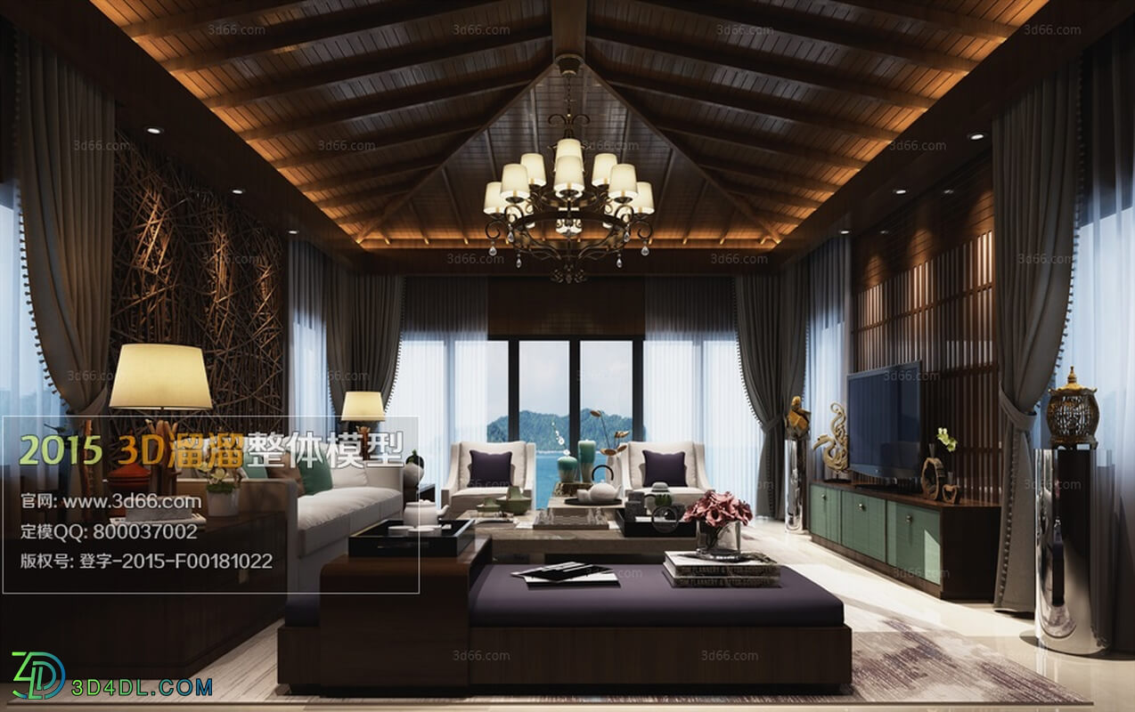 3D66 American Style Livingroom 2015 (277)