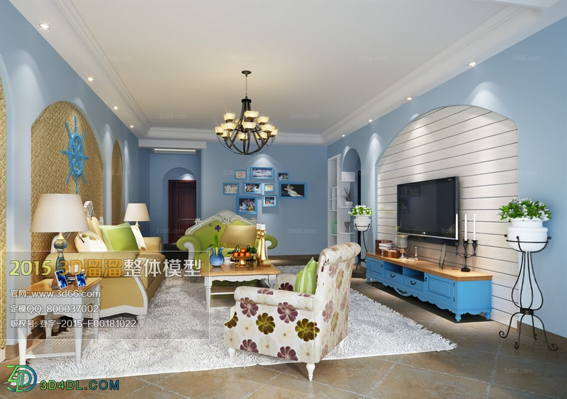 3D66 Modern Livingroom Mediterranean 2015 (289)