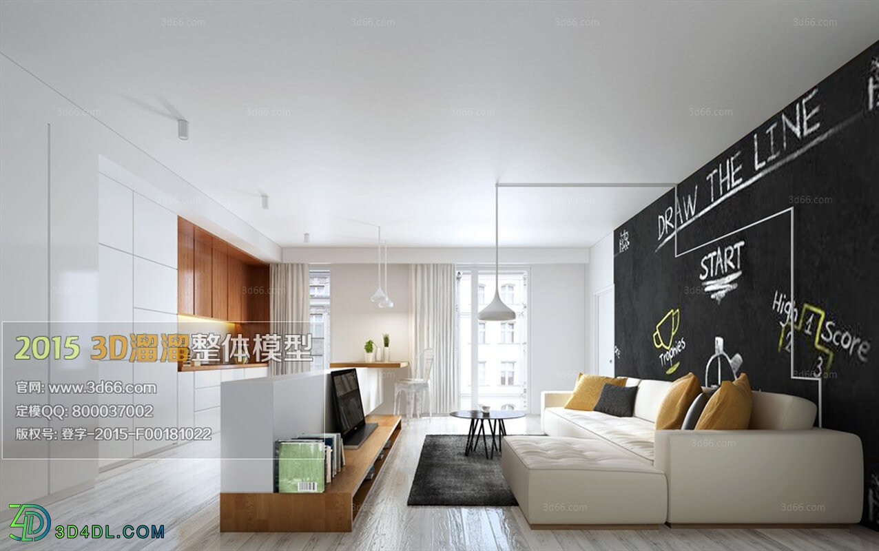 3D66 Modern Style Livingroom 2015 (001)
