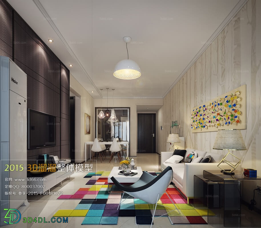 3D66 Modern Style Livingroom 2015 (006)