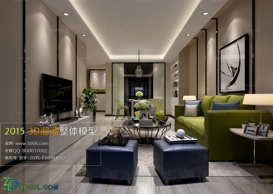 3D66 Modern Style Livingroom 2015 (012)