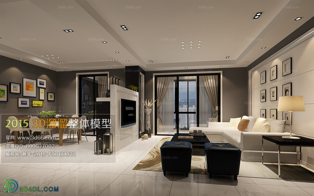 3D66 Modern Style Livingroom 2015 (018)