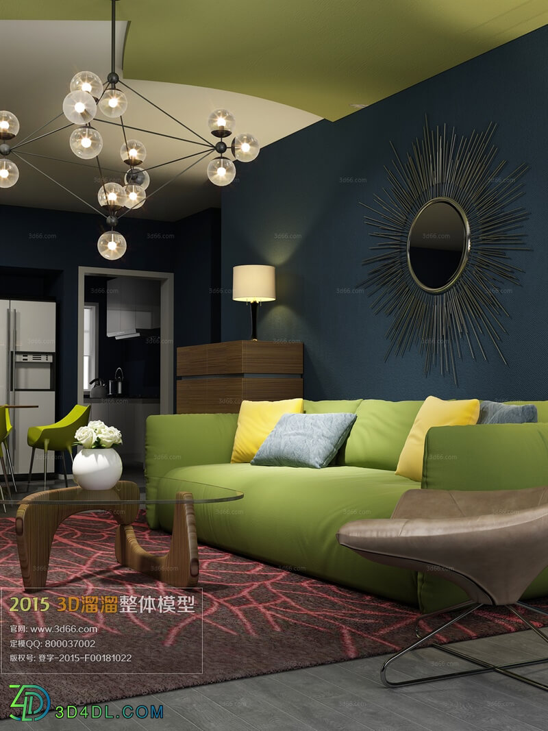 3D66 Modern Style Livingroom 2015 (021)