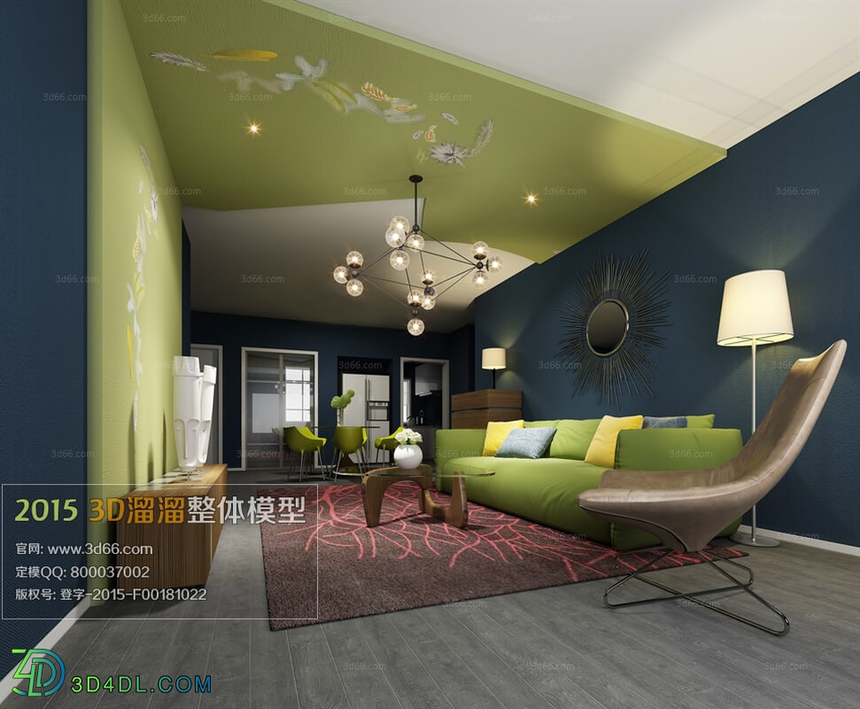 3D66 Modern Style Livingroom 2015 (021)