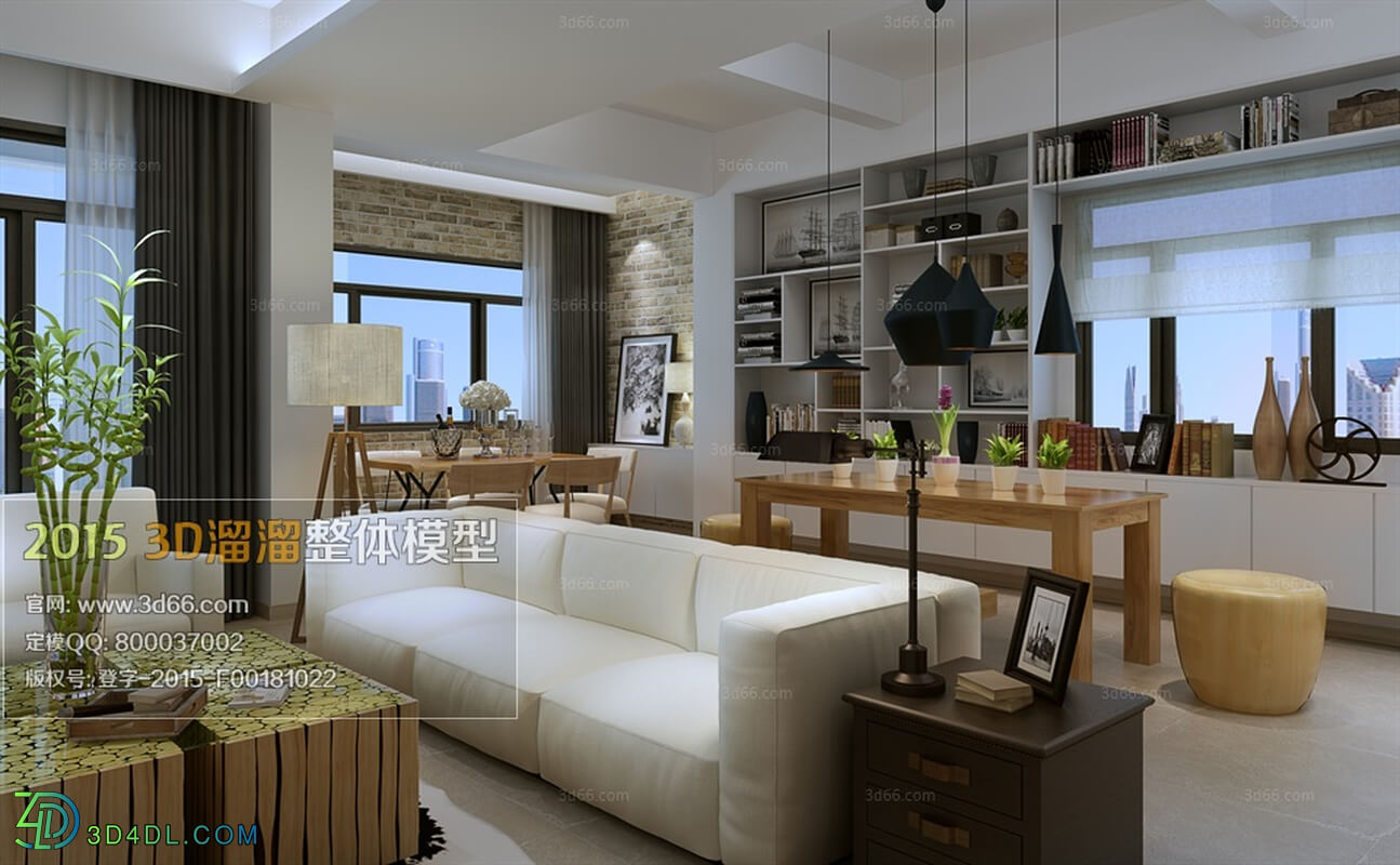 3D66 Modern Style Livingroom 2015 (029)