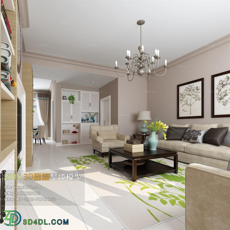 3D66 Modern Style Livingroom 2015 (035)