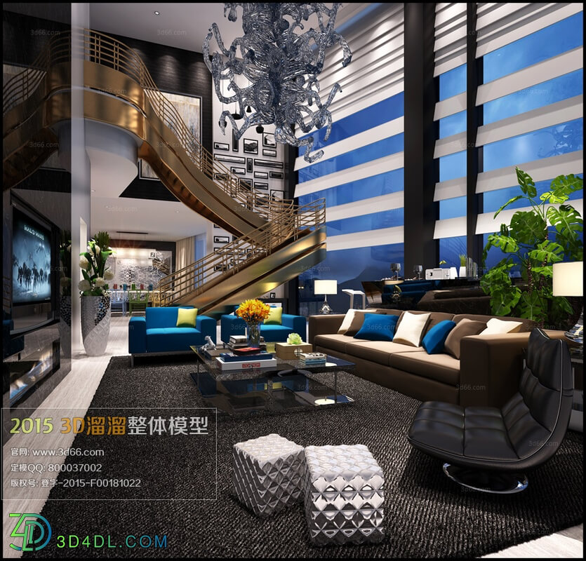 3D66 Modern Style Livingroom 2015 (036)