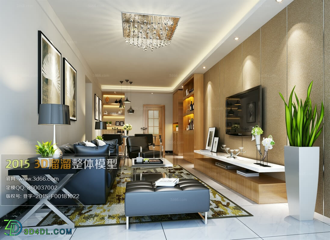 3D66 Modern Style Livingroom 2015 (046)