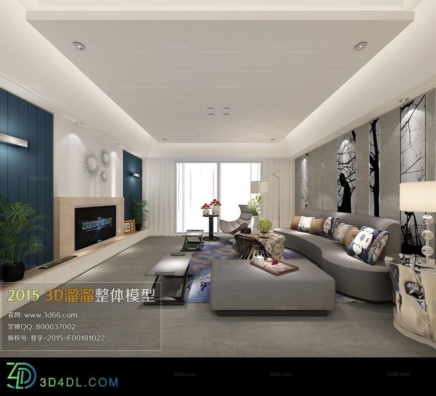 3D66 Modern Style Livingroom 2015 (069)