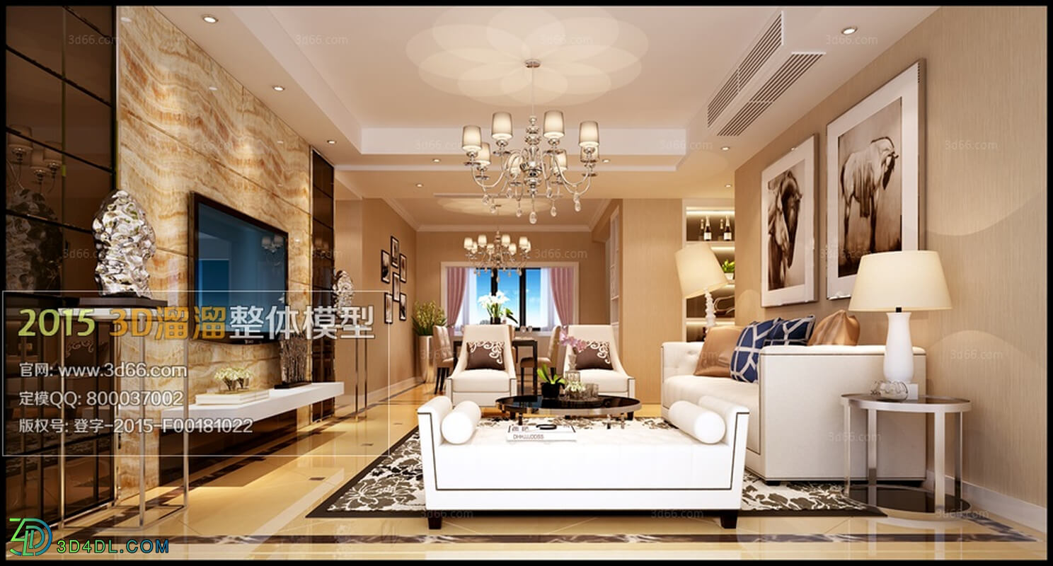 3D66 Modern Style Livingroom 2015 (070)