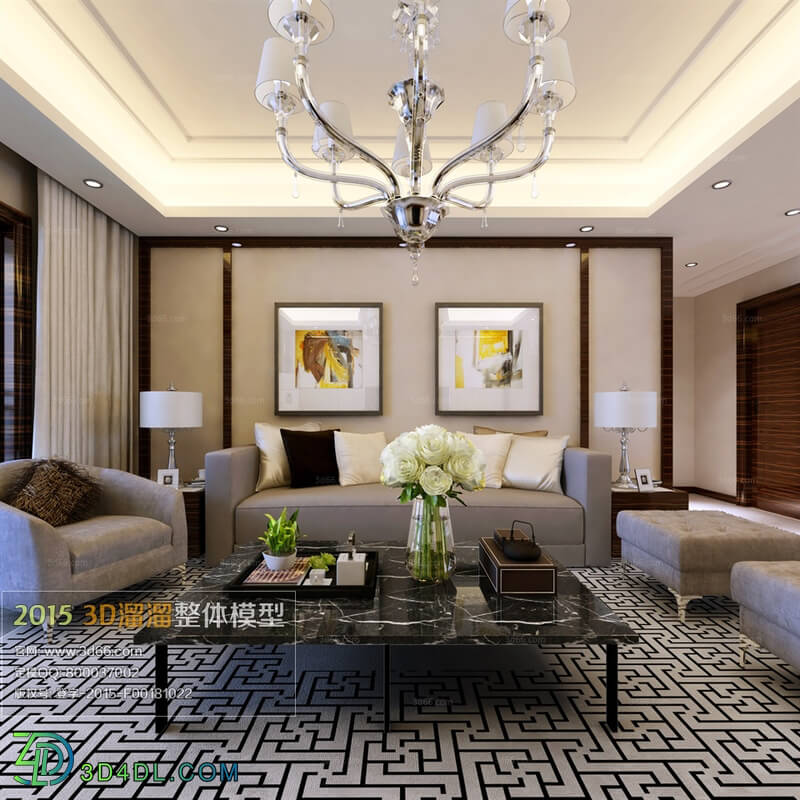 3D66 Modern Style Livingroom 2015 (072)