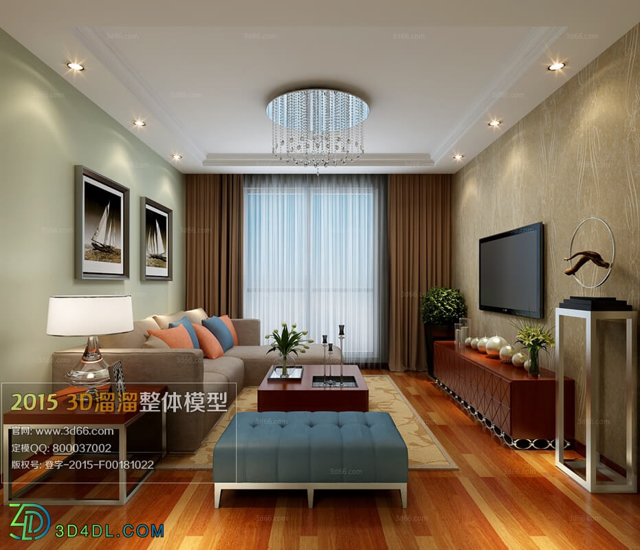 3D66 Modern Style Livingroom 2015 (075)