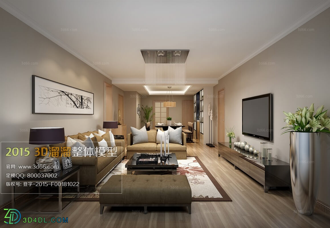 3D66 Modern Style Livingroom 2015 (081)