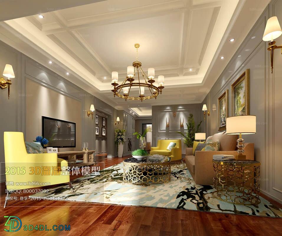 3D66 Modern Style Livingroom 2015 (084)