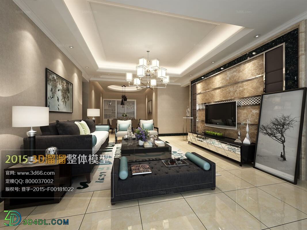 3D66 Modern Style Livingroom 2015 (088)