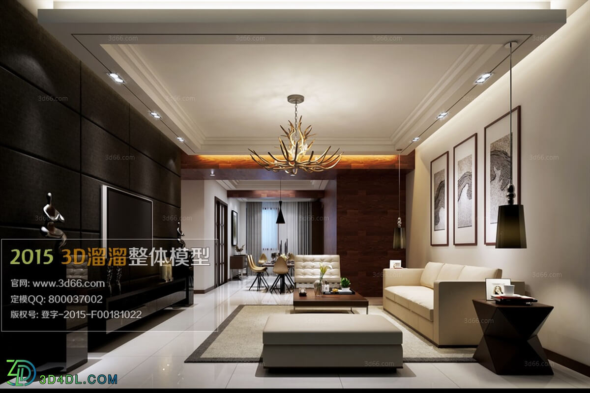 3D66 Modern Style Livingroom 2015 (089)