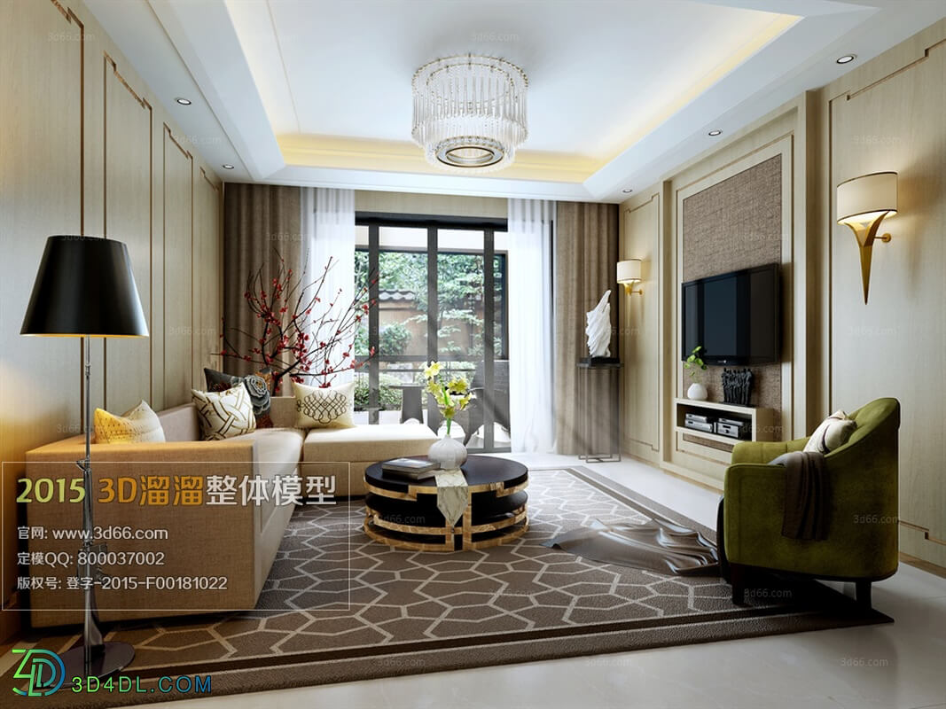 3D66 Modern Style Livingroom 2015 (090)