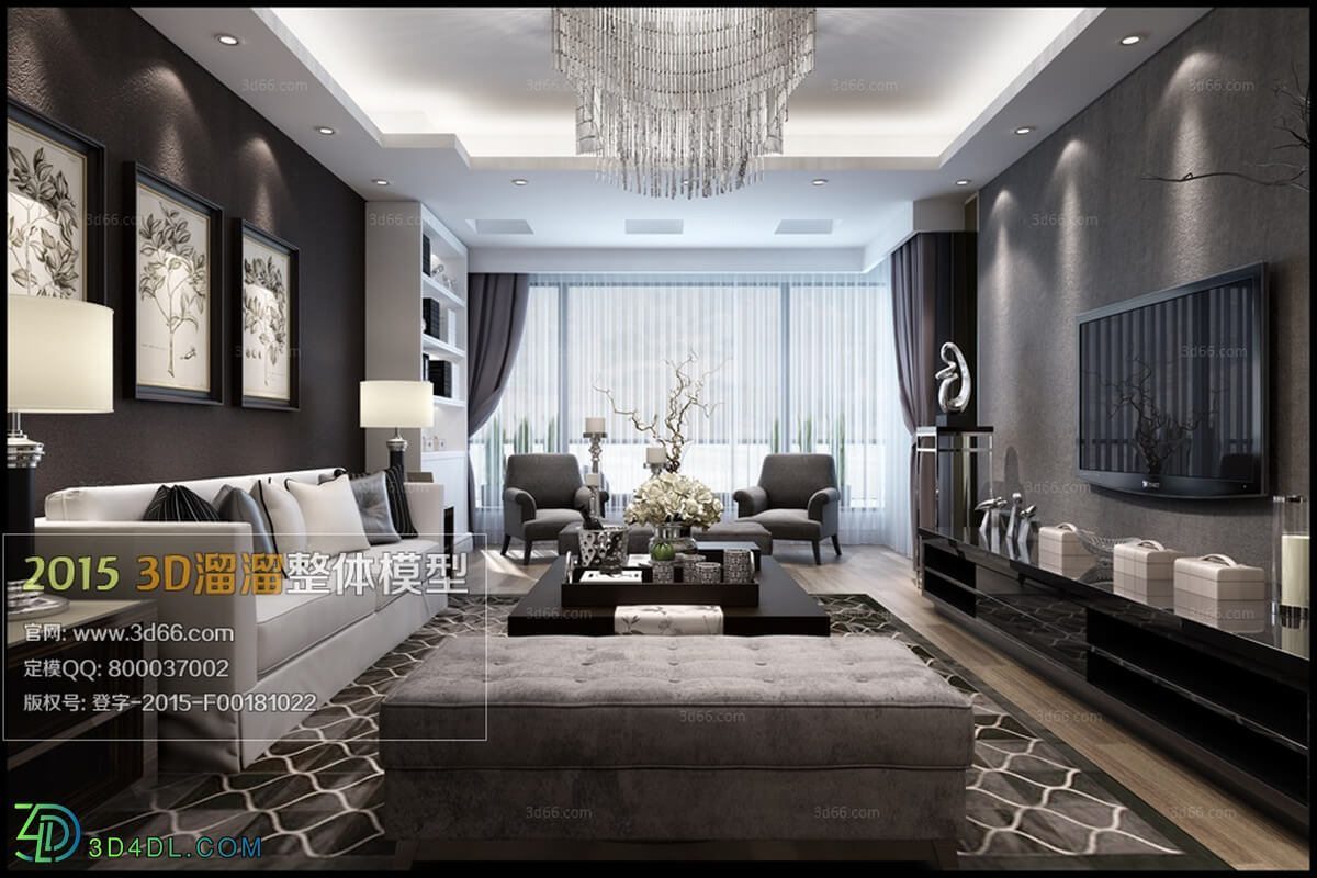 3D66 Modern Style Livingroom 2015 (099)