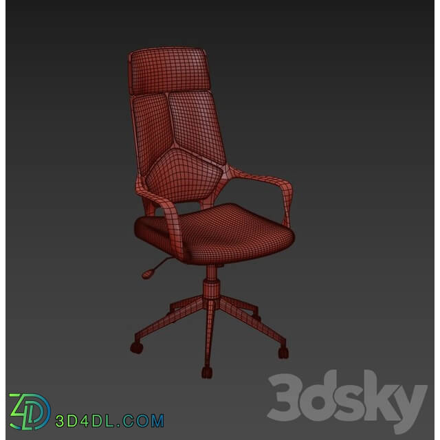 Office furniture - Chair for personnel of IQ white _ IQ white