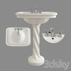 Wash basin - Bath pedestal_03 