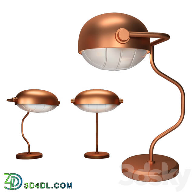 Table lamp - curved light