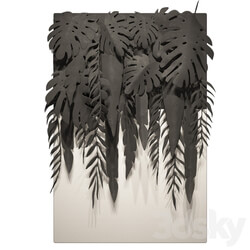 Other decorative objects - Tropical Leaves Panel 