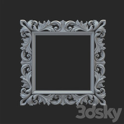Decorative plaster - Square frame 