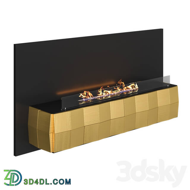 Fireplace - OM - Kvadro Wall biofireplace