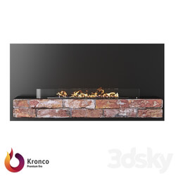 Fireplace - OM - Wall-mounted biofireplace Kronco Loft Wall 