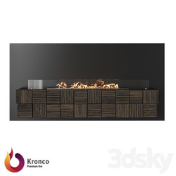 Fireplace - OM - Tetris Wall biofireplace 