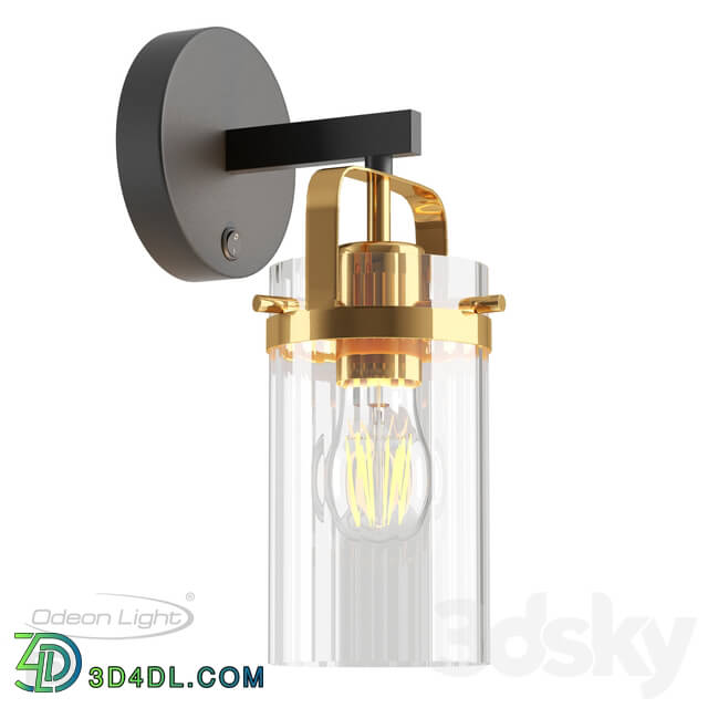 Wall light - Wall lamp with switch ODEON LIGHT 4653 _ 1W KOVIS