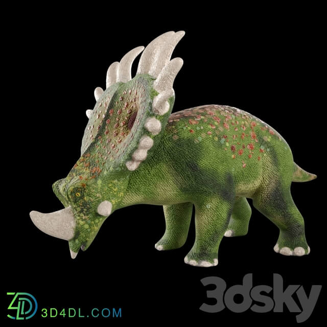 Toy - dinosaur styracosaurus