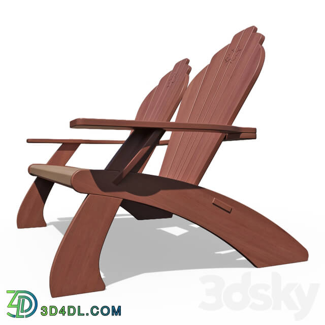 Arm chair - Double Adirondack Chair