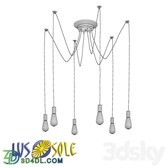 Ceiling light - OM Chandelier Lussole Lgo Shirley LSP-8172