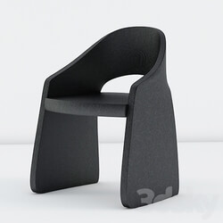 Chair - Trussardi black chair 