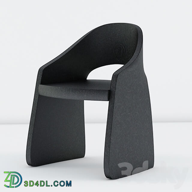 Chair - Trussardi black chair