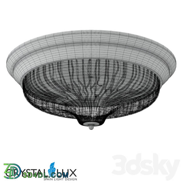 Ceiling light - Lluvia Pl5 Chrome D460