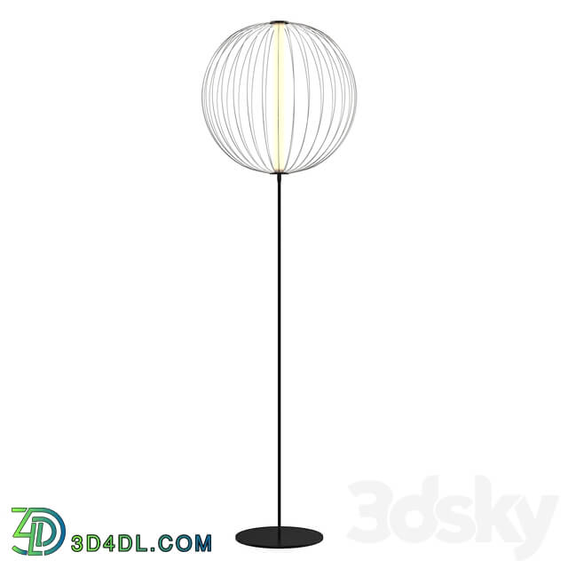 Floor lamp - Nova of California Lighting Spokes Floor Lamp