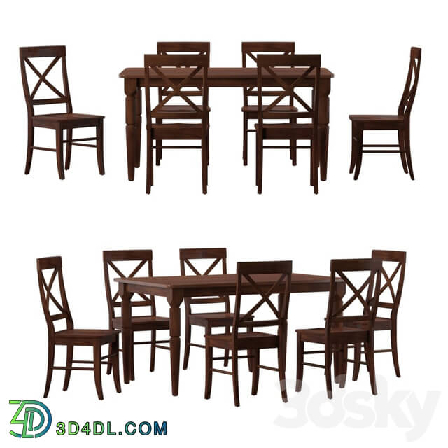 Table _ Chair - Losey dining set
