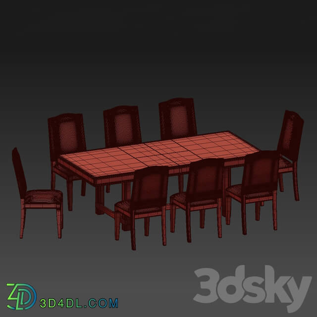 Table _ Chair - Primrose Dining Set