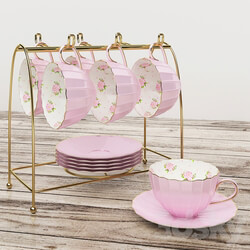 Tableware - Set of tea-cup 